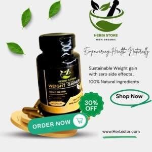 Herbistore Natural Weight Gainer – Organic & Safe